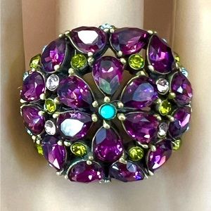 Heidi Daus vintage ring SZ 11 good preloved condition